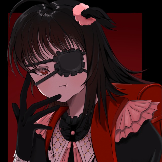 ダークな女の子のイラスト