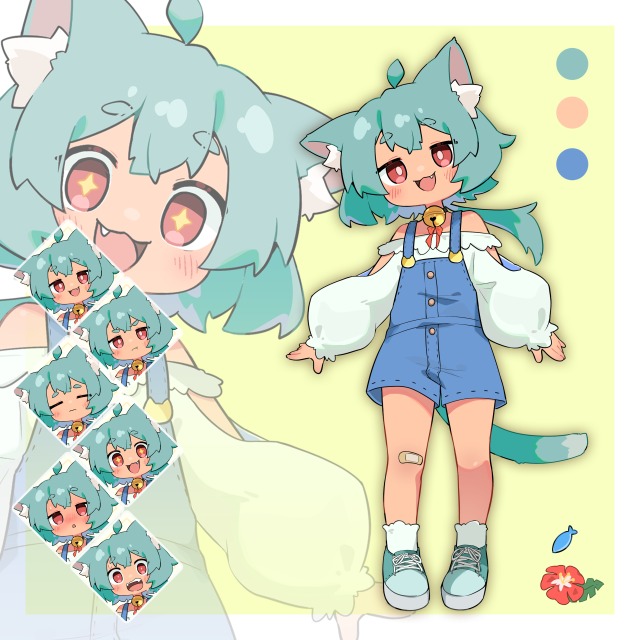 オリジナルキャラクター褐色猫耳君ちゃん