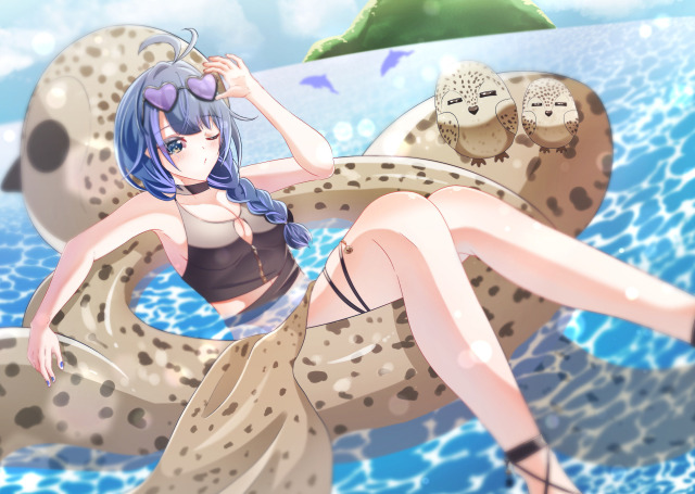 ゆったりと海水浴