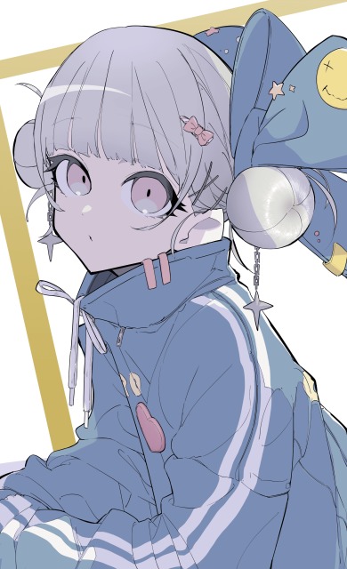 お団子ジャージ少女