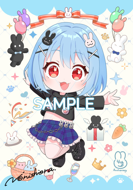 Vtuberさんご依頼ネップリイラスト・アイコンリング・ヘッダー