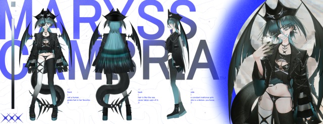 マリス・カンブリア（オリジナルVtuberデザイン）