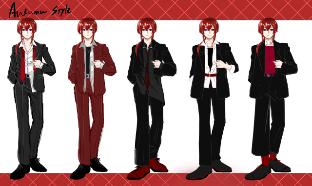 男性服装サンプル