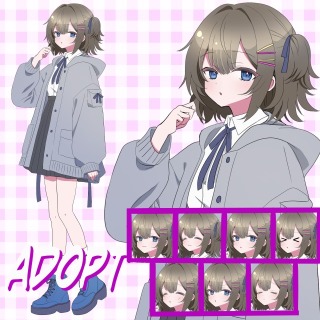 猫っ毛の女の子