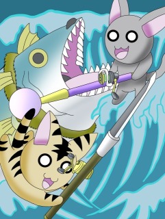 荒ぶる猫ちゃんたちの戦い