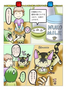 猫ちゃん１ページ漫画