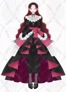 実績：live2D用正面イラスト