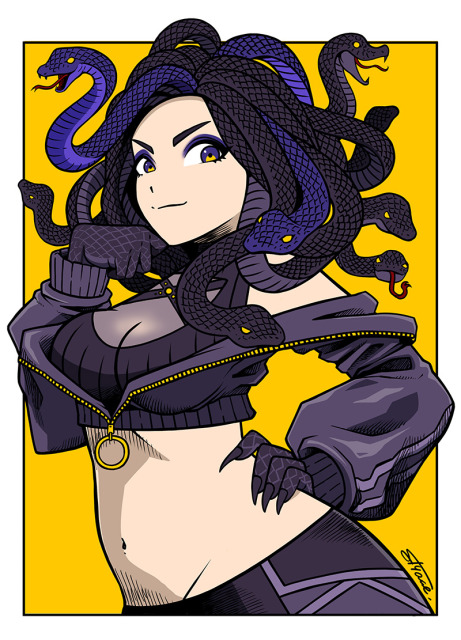 メドゥーサの女の子