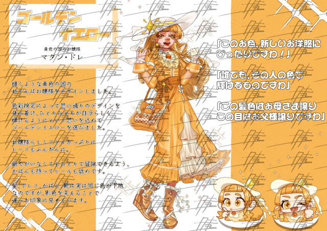 キャラデザ参考