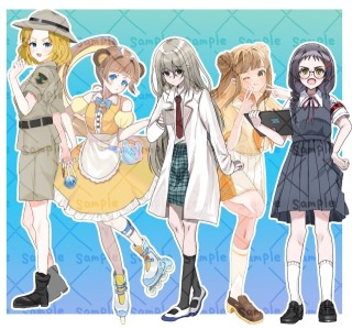 立ち絵イラスト　サンプル