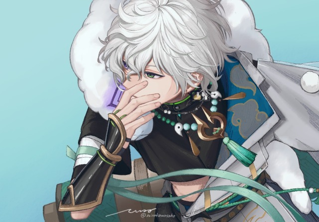 パステル風厚塗り単色背景