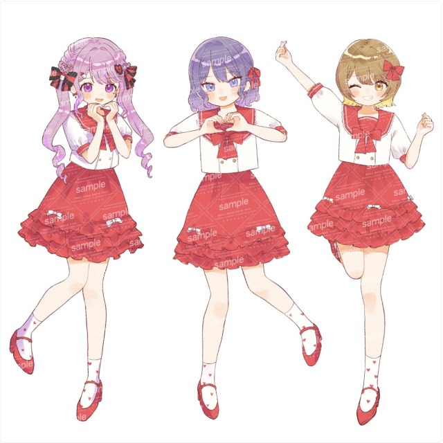 アニメ塗り・立ち絵イラスト