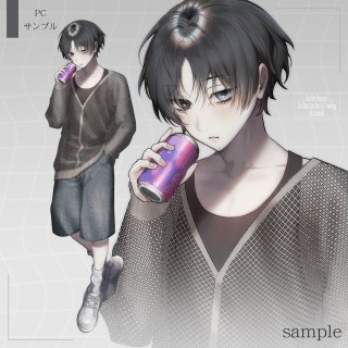 TRPG全身立ち絵/男性