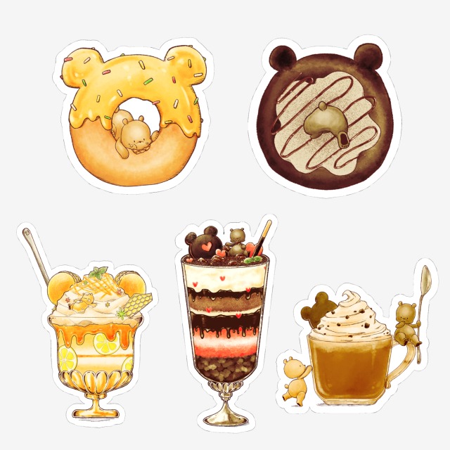 創作くまイラスト