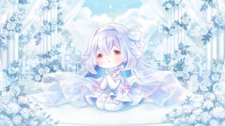 背景付き一枚絵イラスト