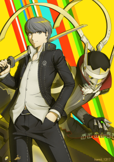 ファンアート　ペルソナ４　主人公