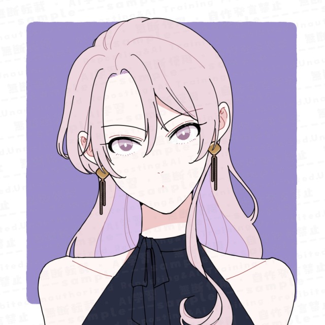 バストアップイラスト