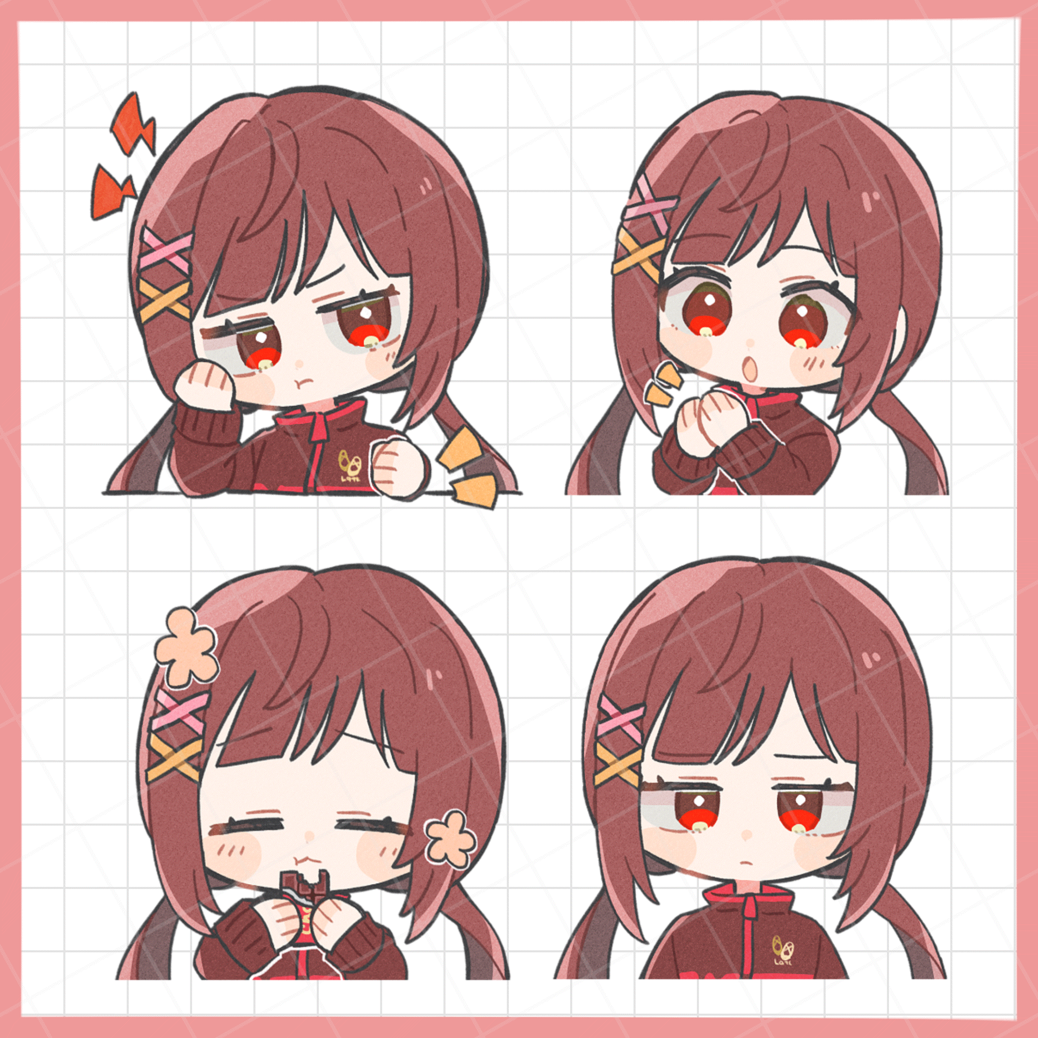 【実績】Twitch用ちびキャラgifスタンプ作成