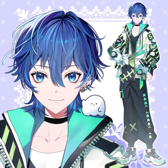 IRIAM用に描かせていただいたイケメンさん立ち絵