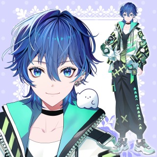 IRIAM用に描かせていただいたイケメンさん立ち絵