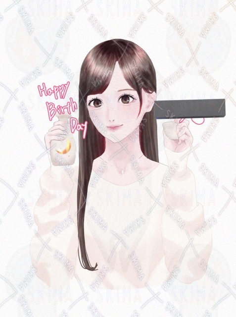 バストアップ 依頼絵