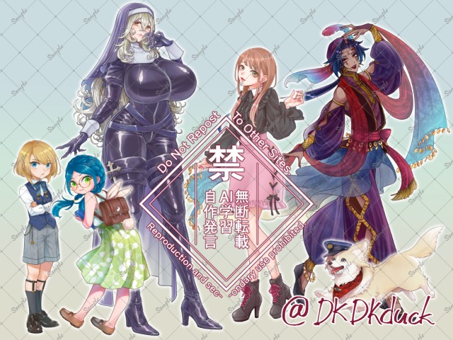 TRPG立ち絵サンプル