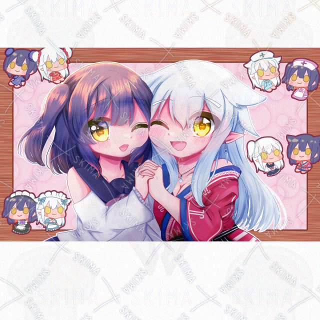 仲良しイラスト