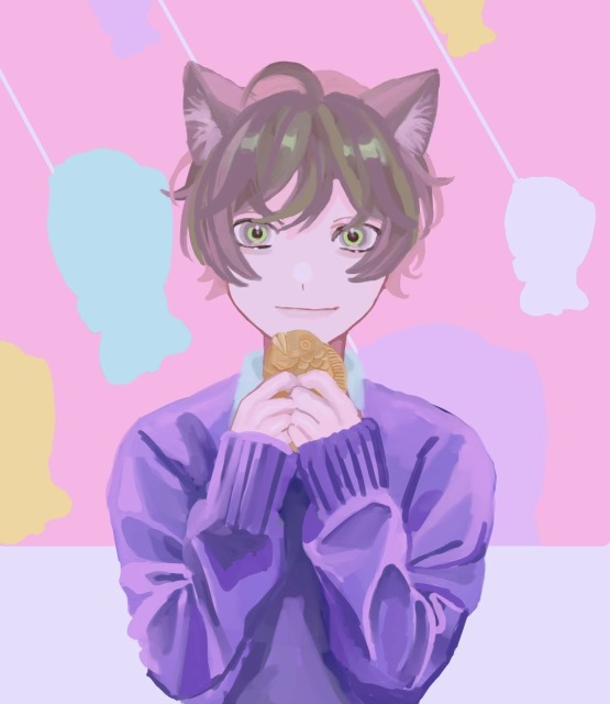 バストアップイラストサンプル