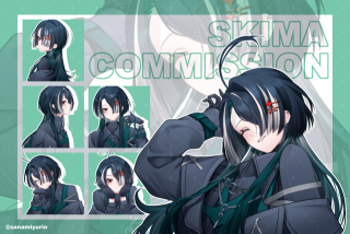 人物(胸上)×6種