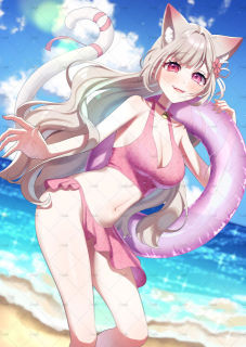 猫杜鈴華様夏イベントイラスト