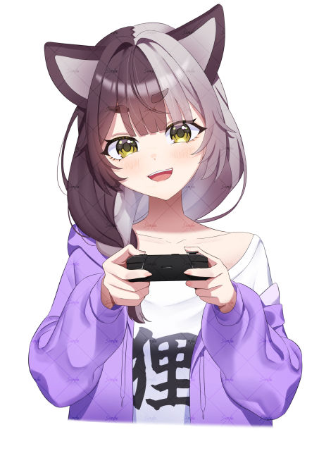 隠神きなこ様サムネイル用イラスト