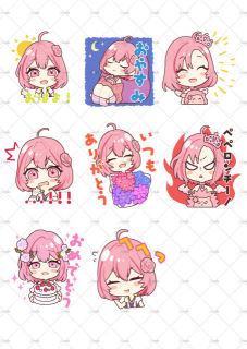 春夢ナルル様LINEスタンプ