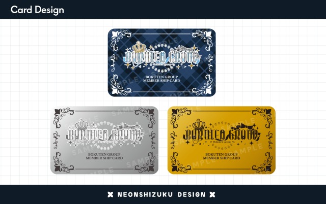 cafe&bar僕の天使 福岡コンカフェ様　ポイントカードデザイン