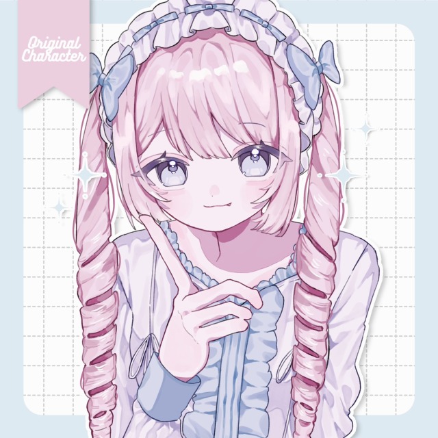 イラスト🩷️️🩵𖤐&acute;-