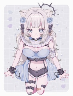 skebイラスト🐈&zwj;⬛🩵🪽