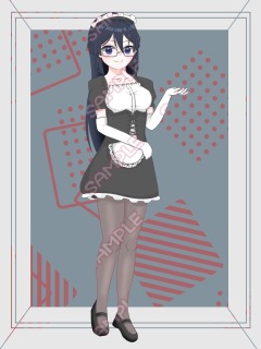 依頼主OCの全身イラスト