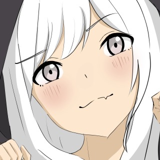 猫耳パーカーの女の子