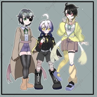 TRPG立ち絵コミッションサンプル画像