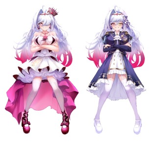 ドヤ顔皇女　TRPG用立ち絵（差分あり）