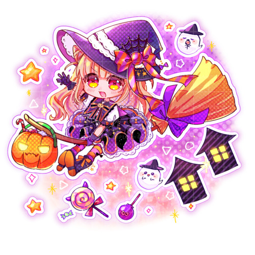 ハロウィン量産用イラスト