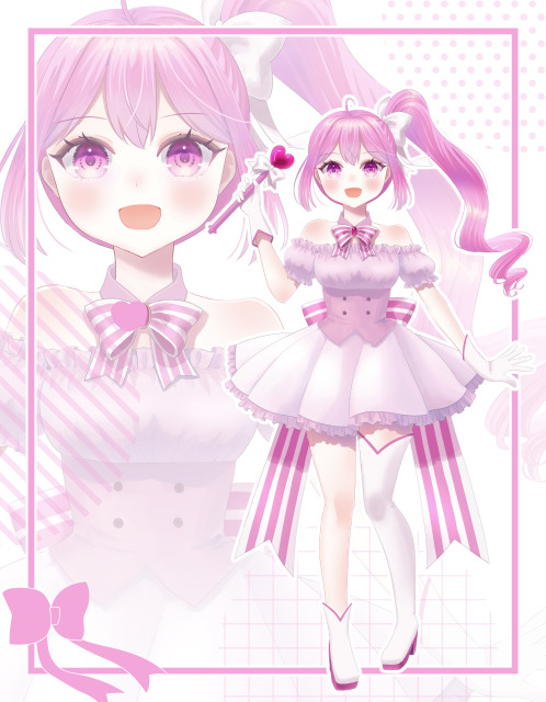 魔法少女風オリジナル立ち絵イラスト