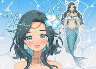 人魚姫Live2Dモデル