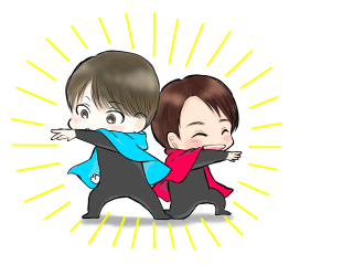 ミニキャラ二人組