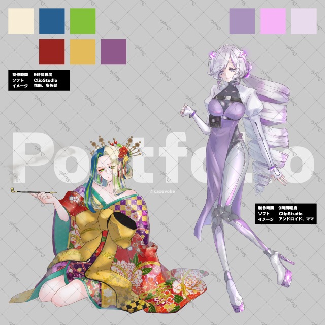 TRPG立ち絵サンプル