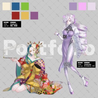 TRPG立ち絵サンプル