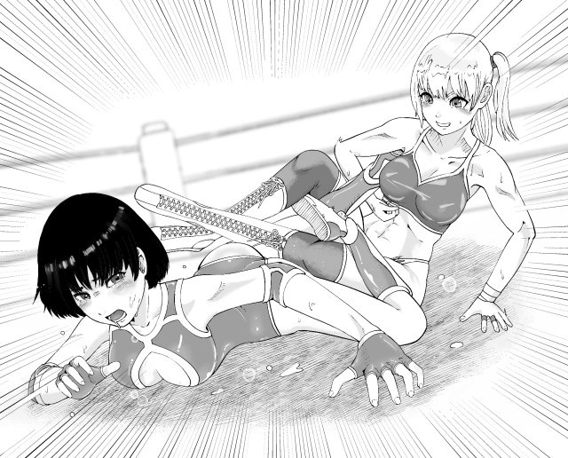 絵柄サンプル　格闘