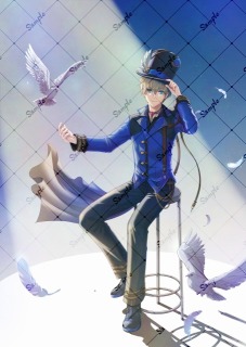 一枚絵　全身イラスト