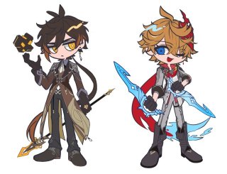 SDイラストサンプル(カートゥーン風)