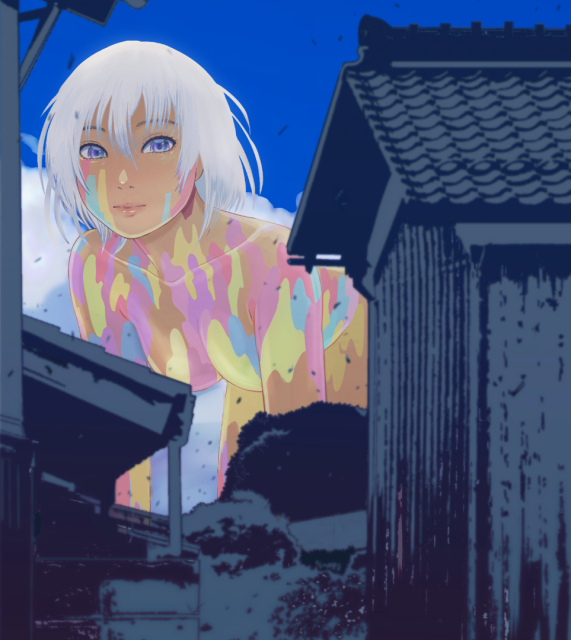 絵柄サンプル　怪獣