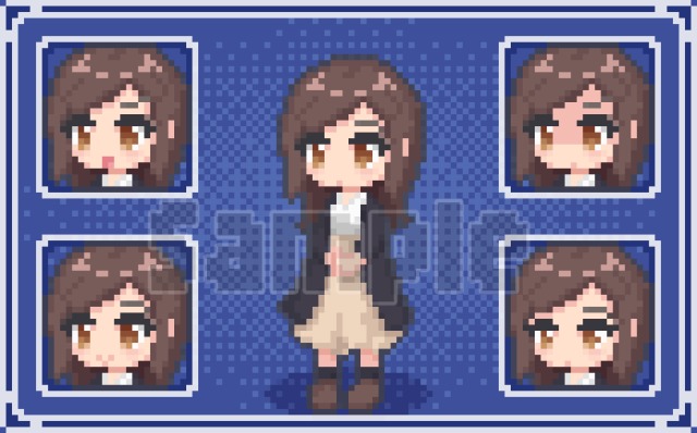 116x72 ドット絵サンプル